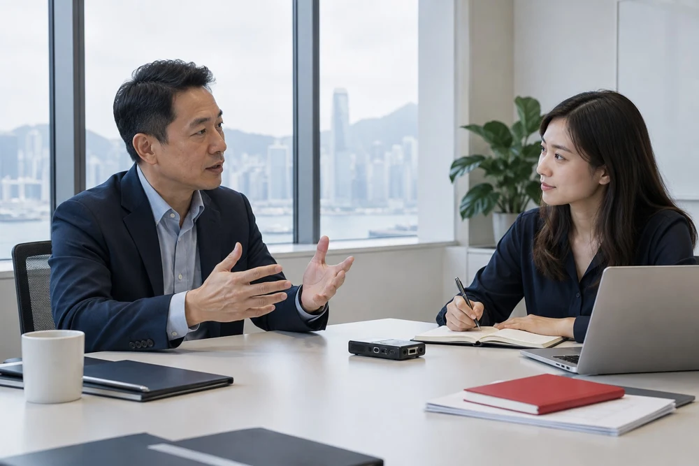 經驗可以傳下去的香港企業教學情境插圖