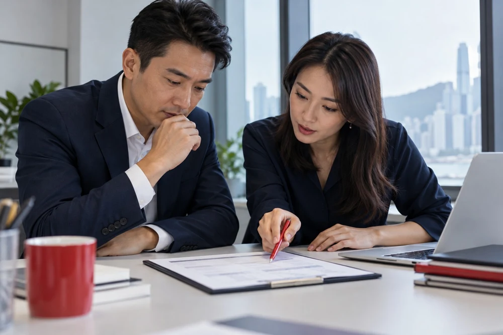 報價有人接得住的香港企業教學情境插圖